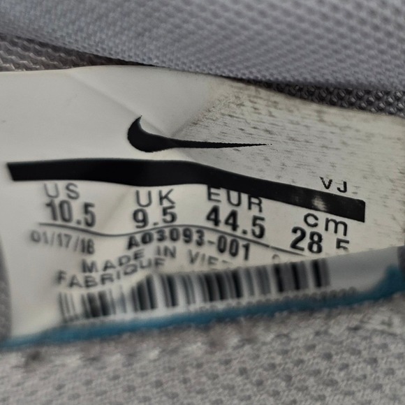 Nike Zoom Fly 5 Men's Running Shoes Camo Gray White Black Size 10.5 A03093-100 - Picture 5 of 14